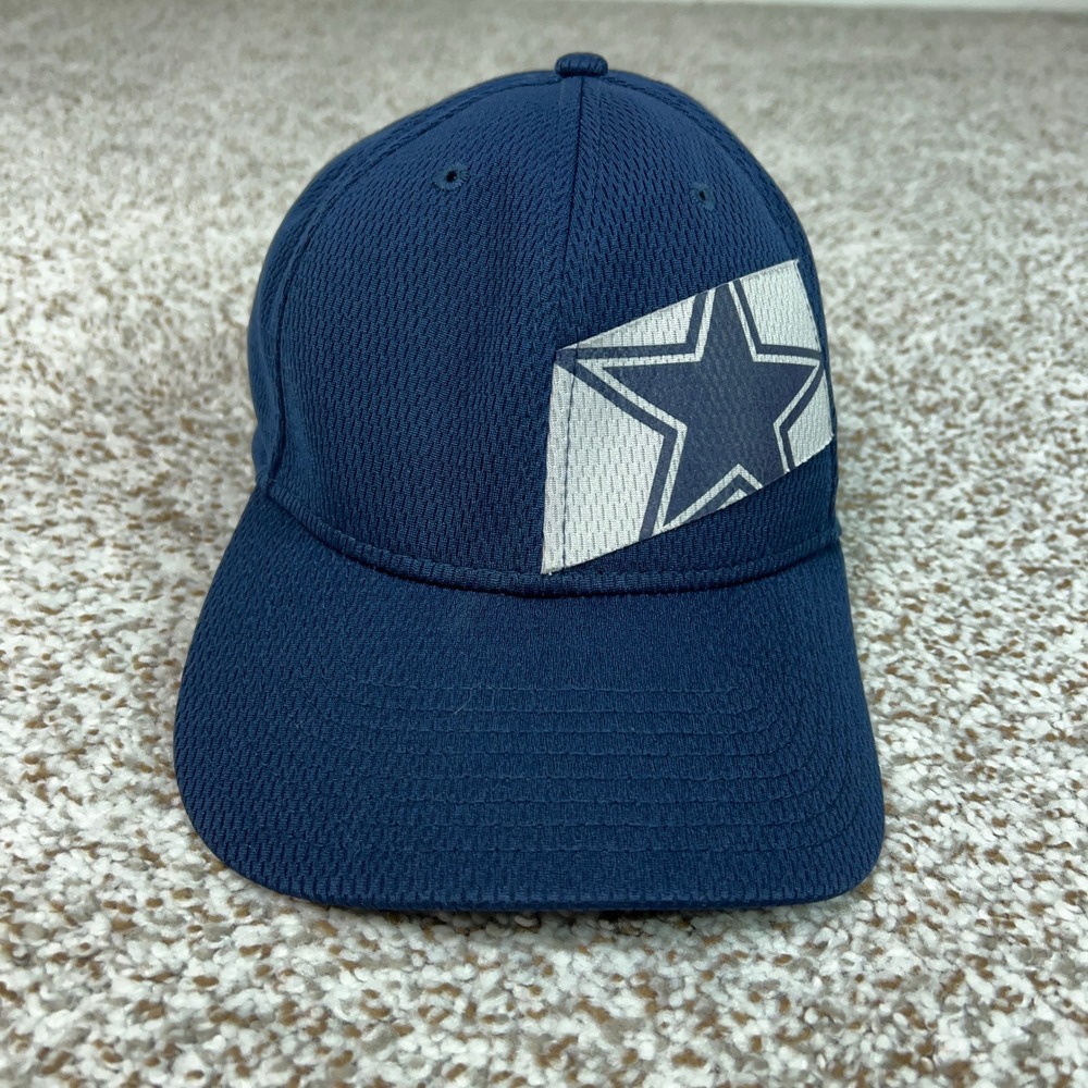 New Era Hat Mens Medium Flex Blue Football Dallas Cowboys Star 39THIRTY Stretch